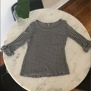 Splendid  Grey & white stripe